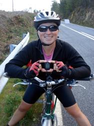 Friedel hits 10,000km on her bike!!