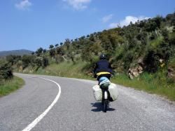 Andrew cruising the roads of Portugal