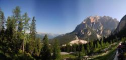 Dolomites in panorama