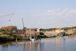 Typical fishing huts