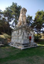 The famous lion of Amfipolis