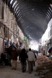 Damascus souk by daylight