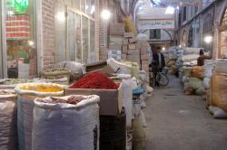One of the alleys filled with spices