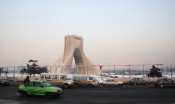 Arriving in Tehran at sunrise