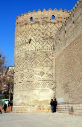 One of the towers on the Shiraz citadel