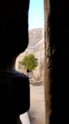 A glimpse of the citadel walls