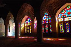 Inside the Nasir al-Mulk mosque