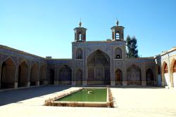 The Nasir al-Mulk mosque and its courtyard