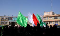 Flags of colour for Arbaeen