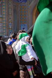 A baby at the Arbaeen ceremony