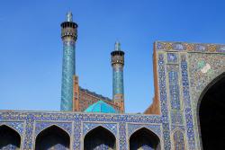 The minarets of Imam Mosque