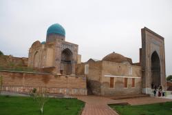 Ornate Samarqand tombs