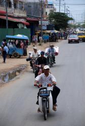 Motorbikes in Phnom Penh