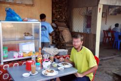 Andrew's breakfast in Chulong