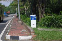 Malaysian road marker