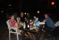 First night with new friends, Patrizia and Bro
