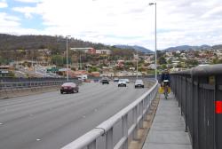 Coming over the Tasman Bridge