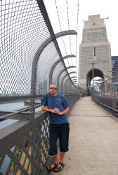 Andrew on the Sydney Harbour Bridge