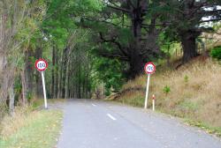 Crazy speed limits on small roads