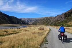 Our first few kilometers on the Molesworth Road
