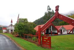 Traditional Maori Meeting House