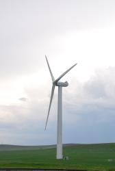 Wind farms near Pincher Creek