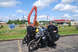 Motorbikers we met going to Alaska