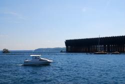 Marquette harbour and the ore dock