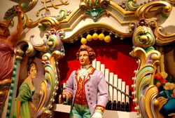 Detail of a typical Dutch street organ