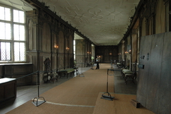 The long room where ladies took their exercise
