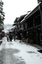 A snowy day in Takayama