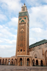 The Hassan II mosque