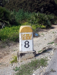Spanish road sign