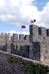 Portugese flags flying