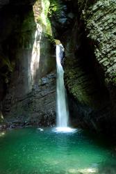 A beautiful Slovenian waterfall