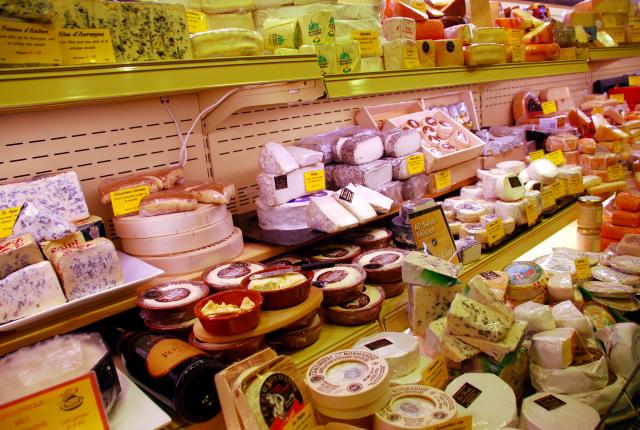 So much cheese to choose from!