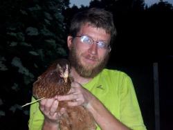 Andrew catches a chicken