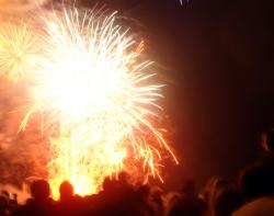 Fireworks in Maribor